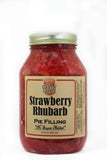 No Sugar Added Strawberry Rhubarb Pie Filling
