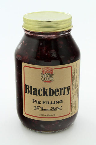 No Sugar Added Blackberry Pie Filling