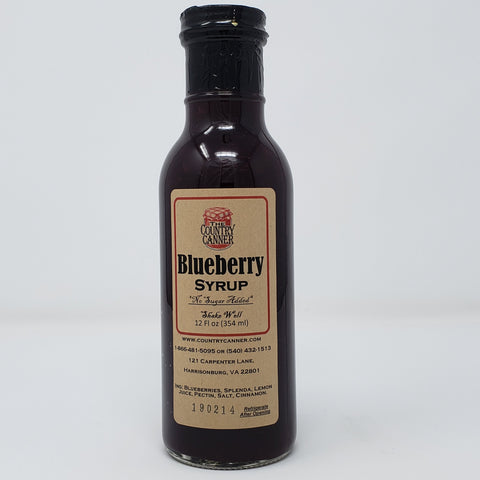 No Sugar Added Blueberry Syrup