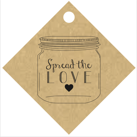 "Spread the Love" Jar Tag (#4)